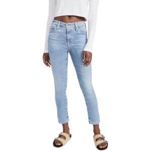 AG Adriano Goldschmied Womens Mari High Rise Slim Straight Crop Jean(20 Years Undertow)