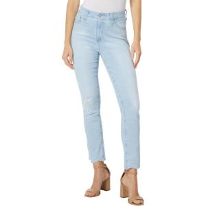 AG Adriano Goldschmied Womens Mari High Rise Slim Straight Crop Jean(21 Years Daylight)