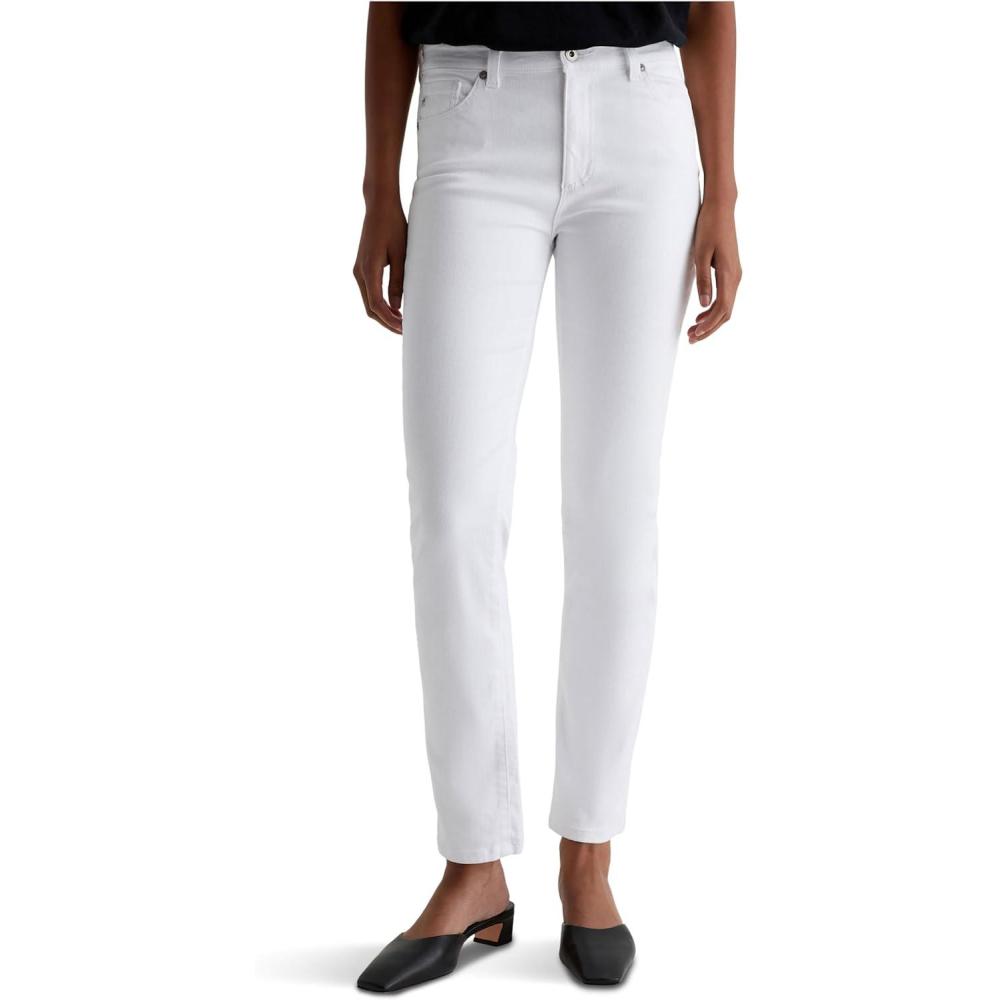 imageAG Adriano Goldschmied Womens Mari High Rise JeansWhite