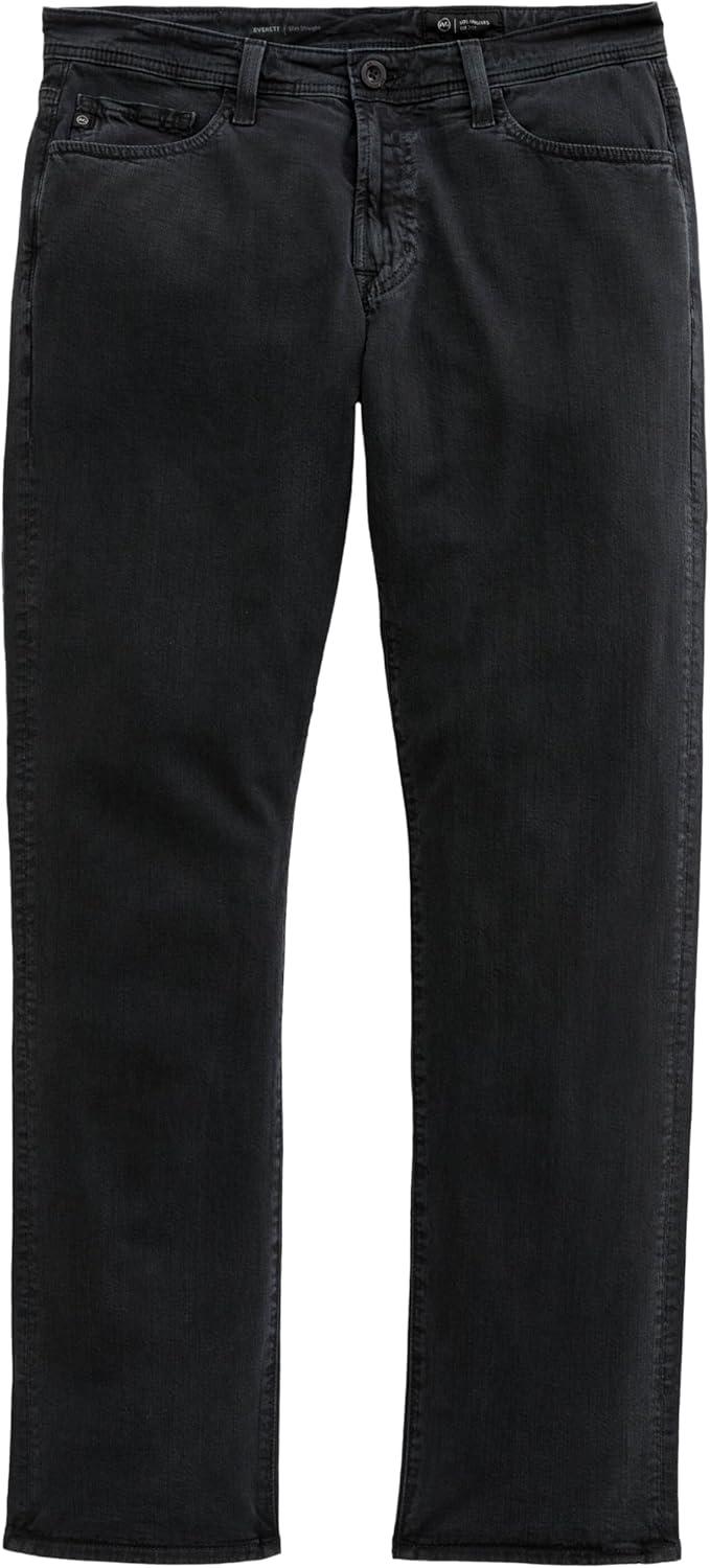 imageAG Jeans Mens Everett Slim Straight PantSulfur Antique Black