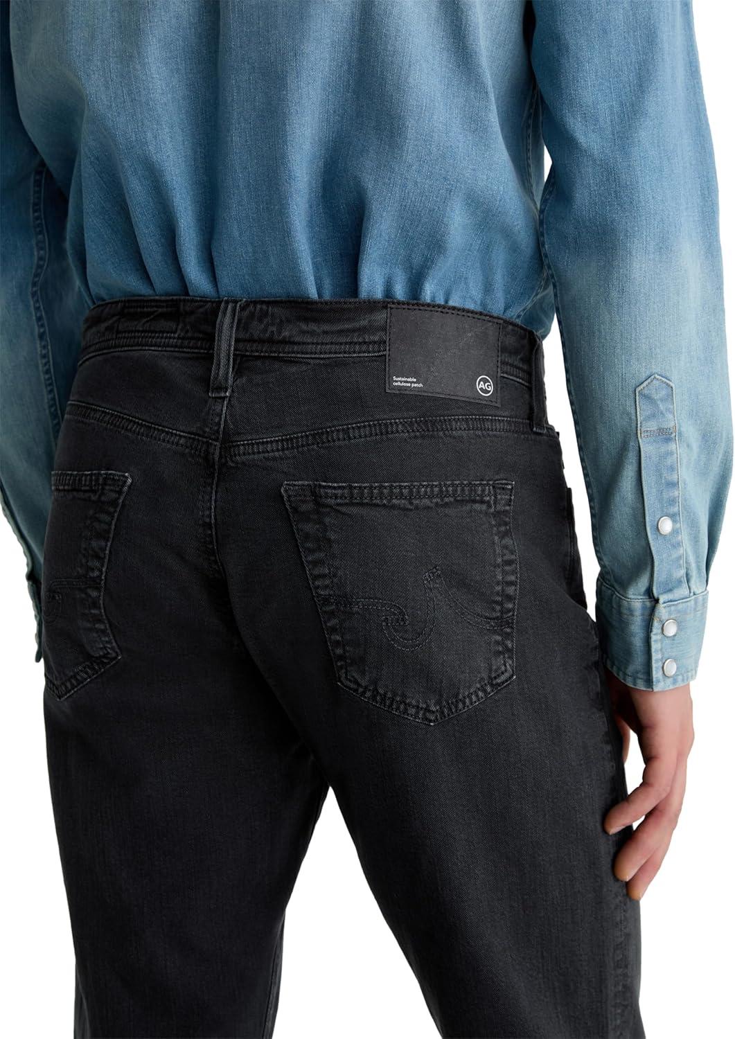 imageAG Jeans Mens Everett Slim Straight PantSulfur Antique Black