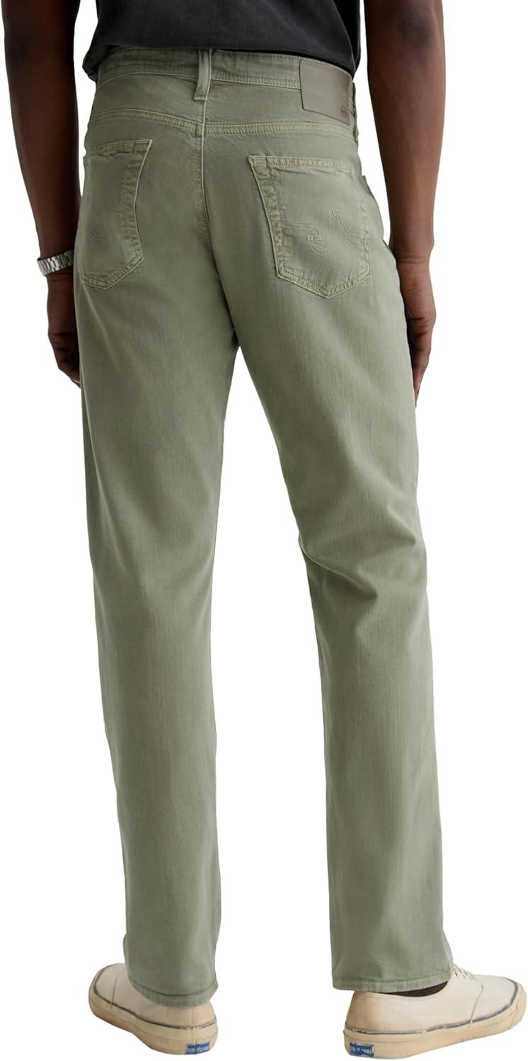 imageAG Jeans Mens Everett Slim Straight PantSulfur Spruce Green
