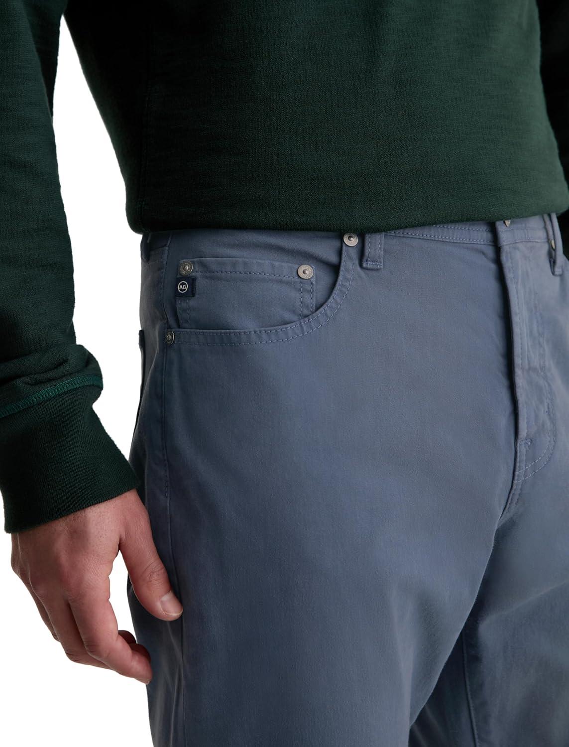 imageAG Jeans Mens Everett Slim Straight PantVintage Cornflower