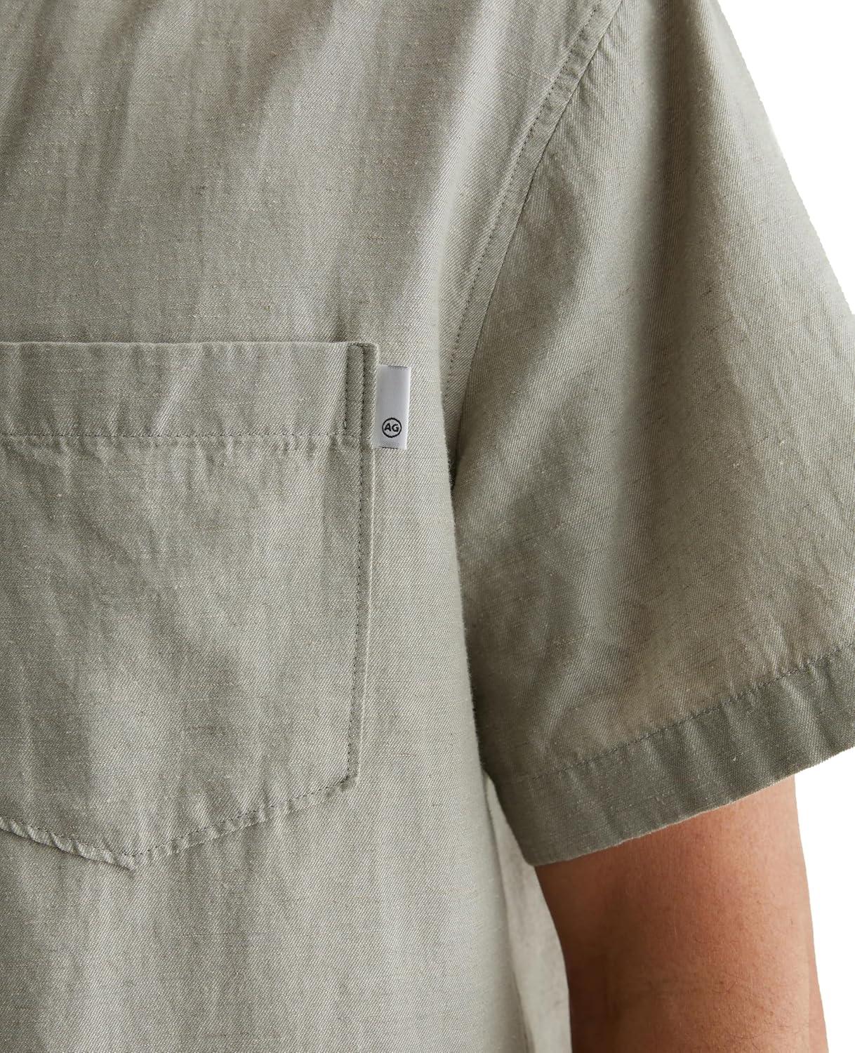 imageAG Adriano Goldschmied Mens Foster SS ShirtDried Bay Leaf
