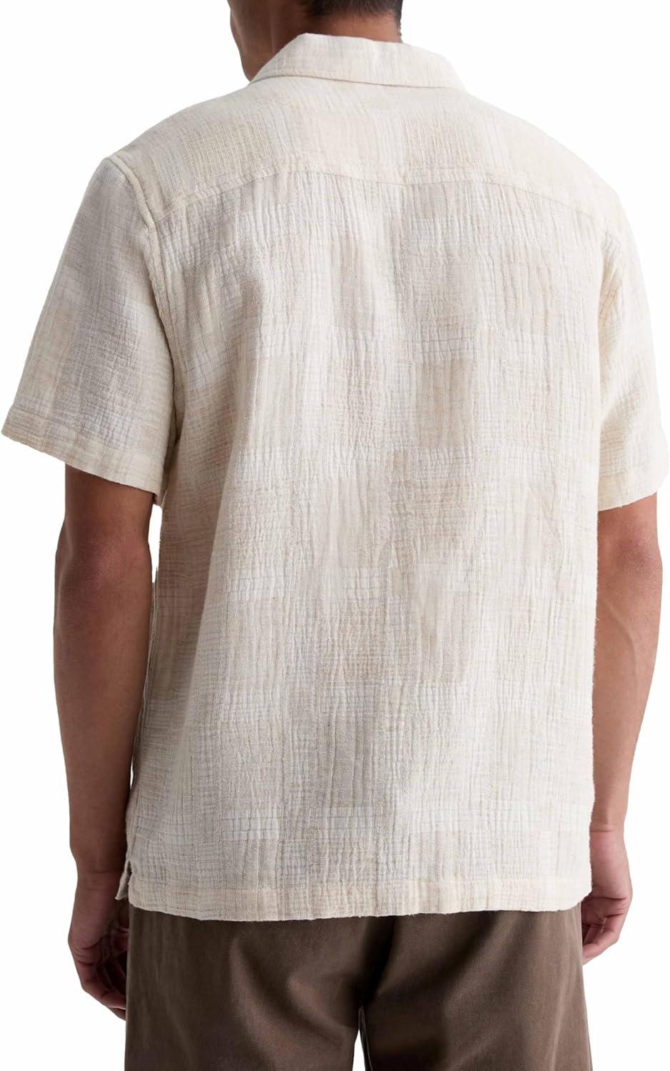 imageAG Adriano Goldschmied Mens Foster SS ShirtNatural Multi
