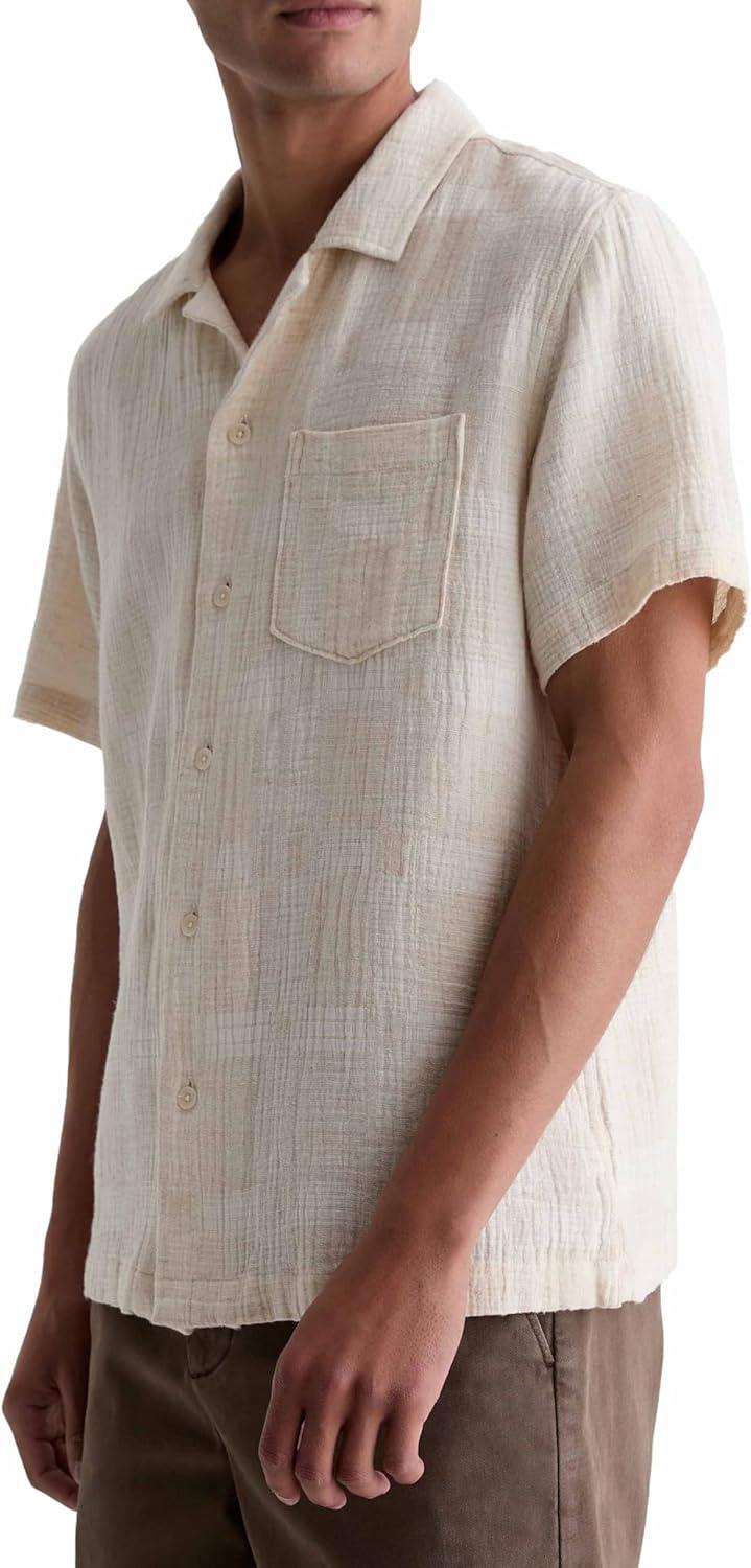 imageAG Adriano Goldschmied Mens Foster SS ShirtNatural Multi