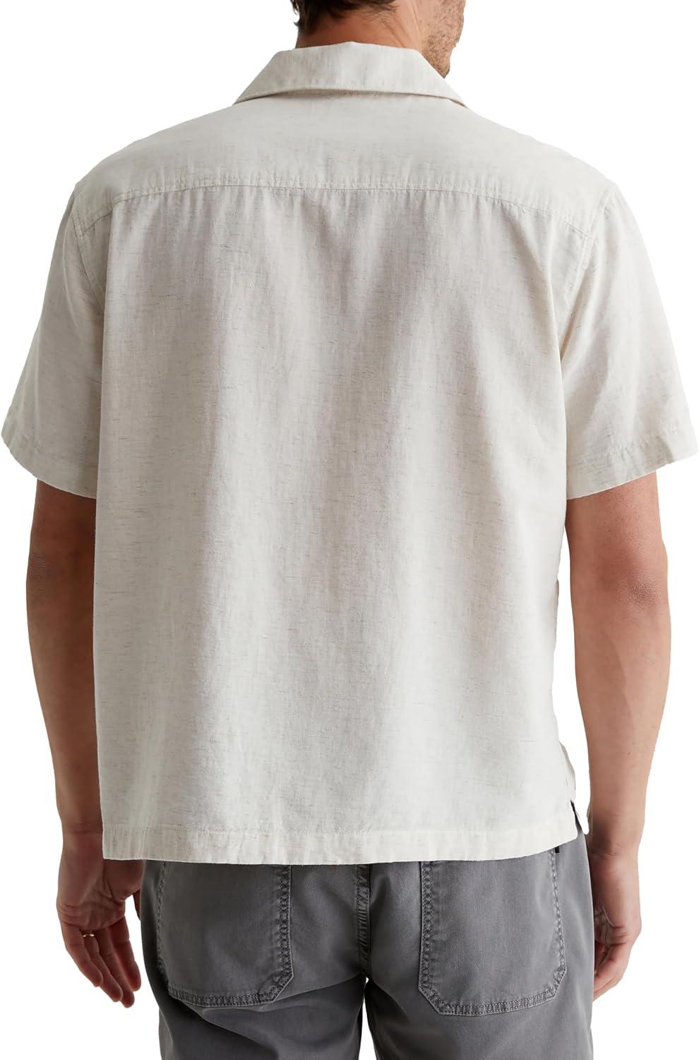 imageAG Adriano Goldschmied Mens Foster SS ShirtOatmeal