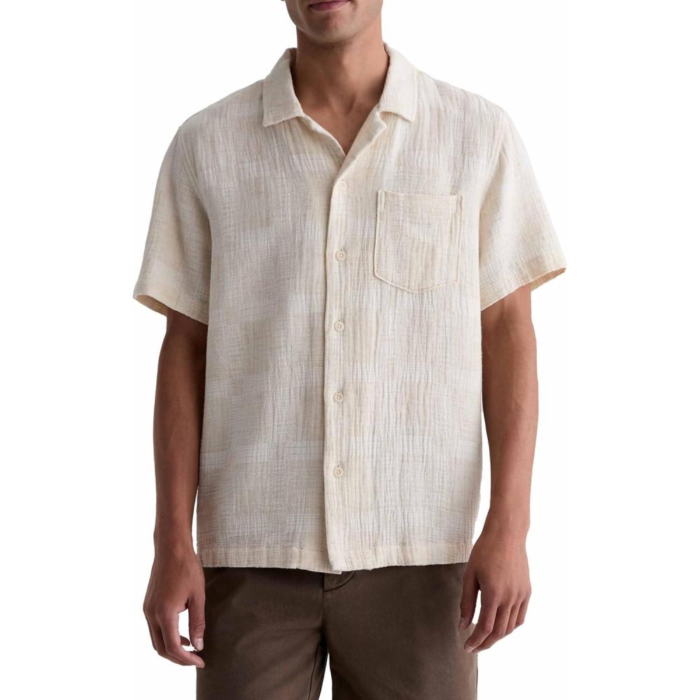 imageAG Adriano Goldschmied Mens Foster SS ShirtNatural Multi