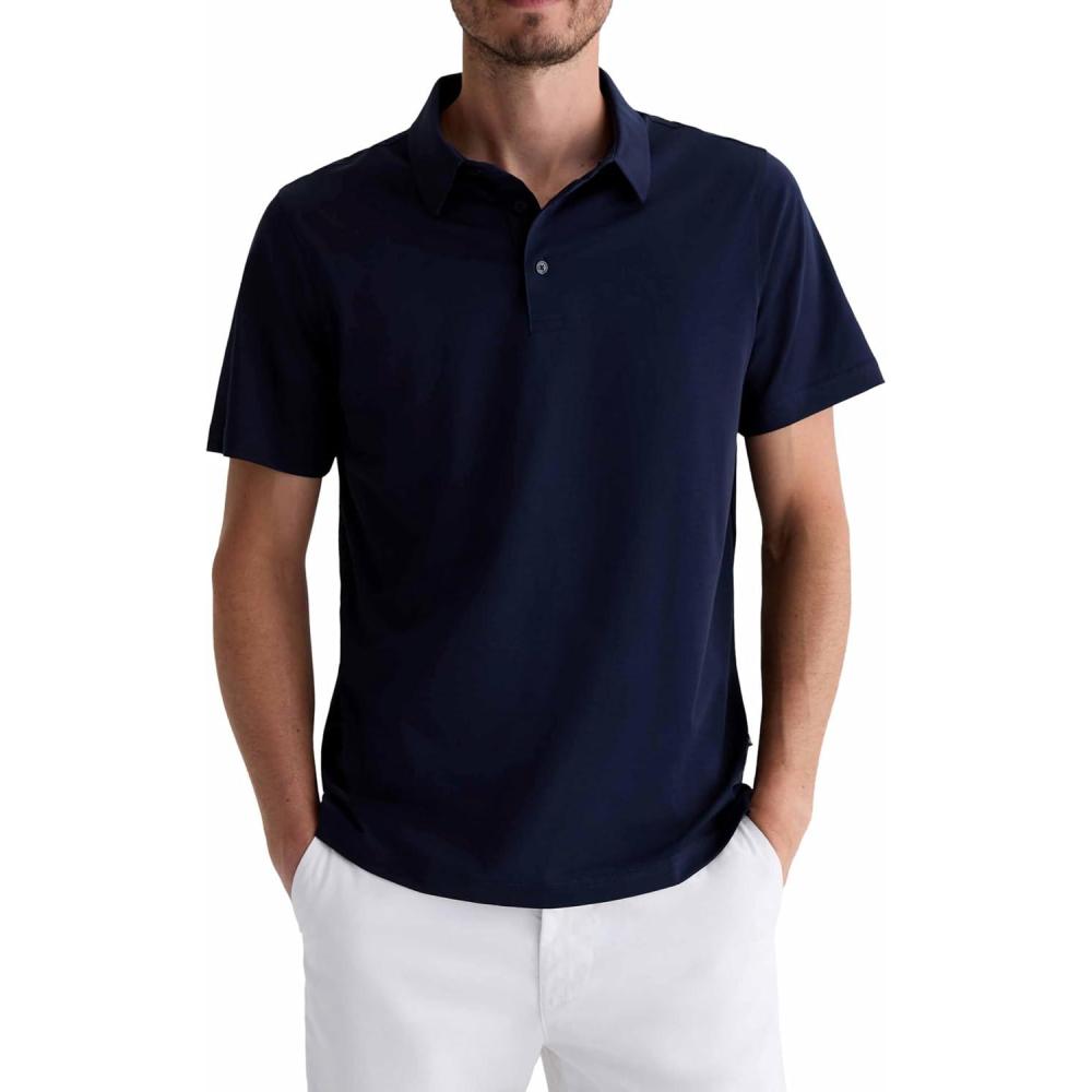 imageAG Jeans Mens Bryce SS PoloDeep Navy