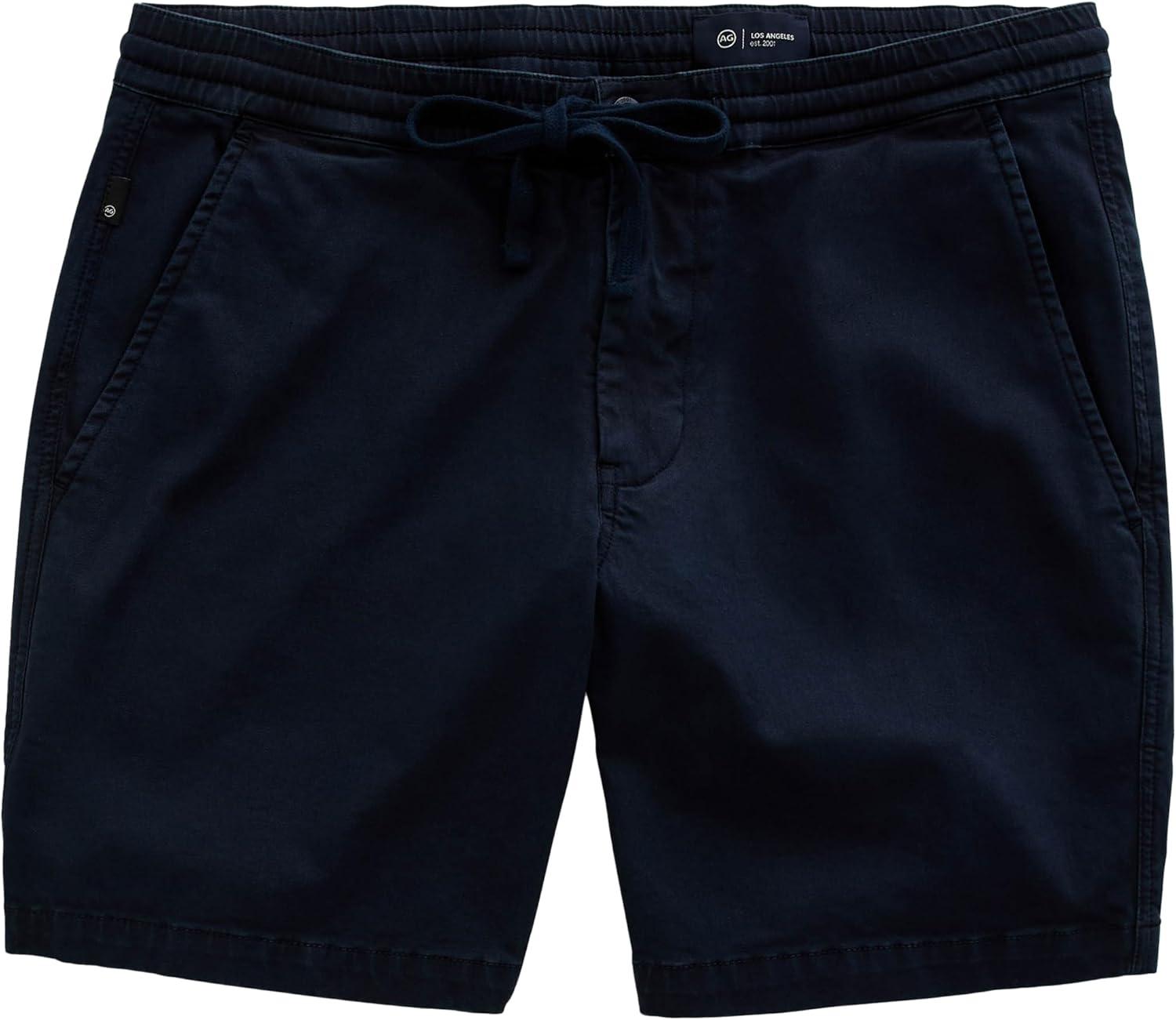 imageAG Adriano Goldschmied Mens Oliver Drawstring Shorts 75Blue