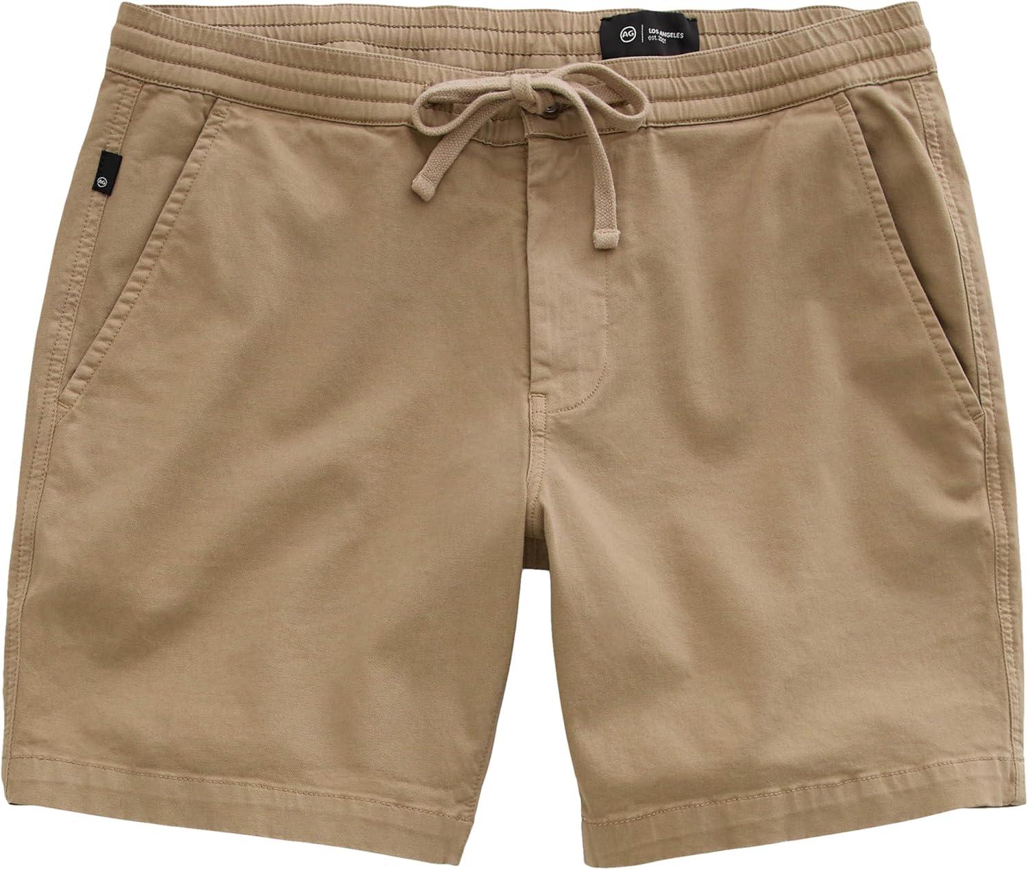 imageAG Adriano Goldschmied Mens Oliver Drawstring Shorts 75Brown