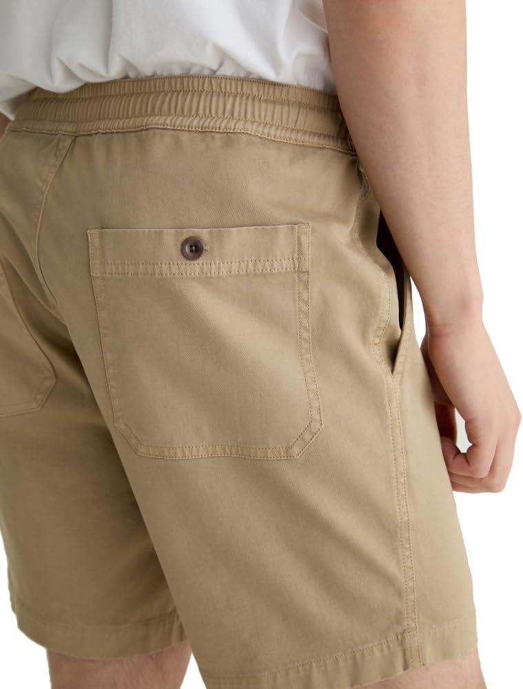 imageAG Adriano Goldschmied Mens Oliver Drawstring Shorts 75Caf Con Leche