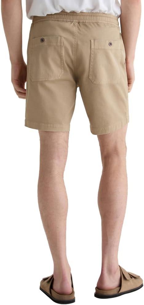 imageAG Adriano Goldschmied Mens Oliver Drawstring Shorts 75Caf Con Leche