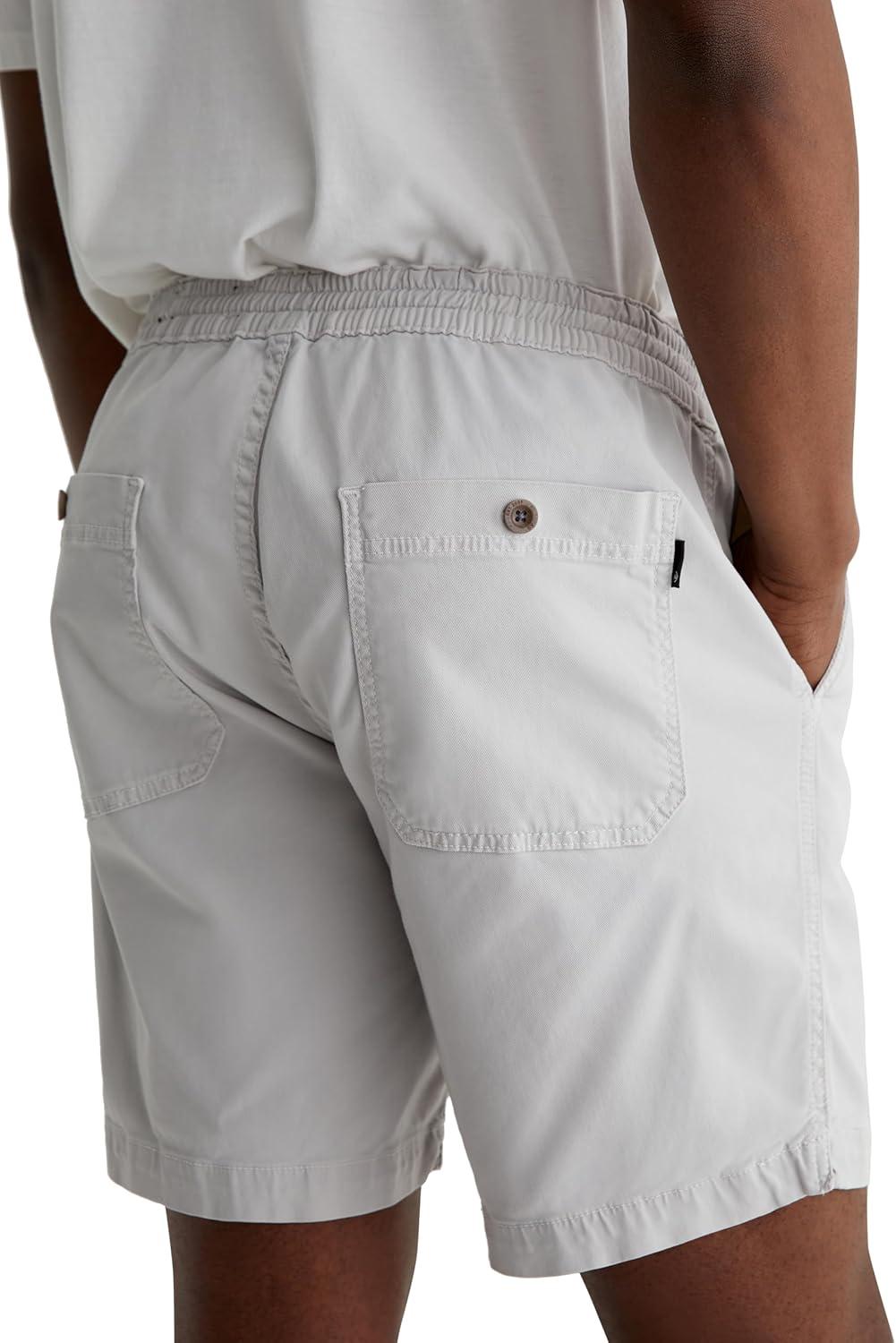 imageAG Adriano Goldschmied Mens Oliver Drawstring Shorts 75Fade to Graye