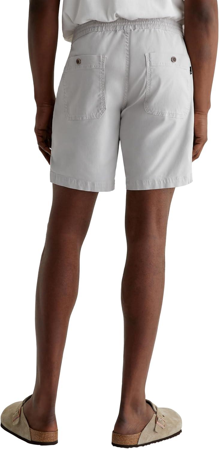 imageAG Adriano Goldschmied Mens Oliver Drawstring Shorts 75Fade to Graye