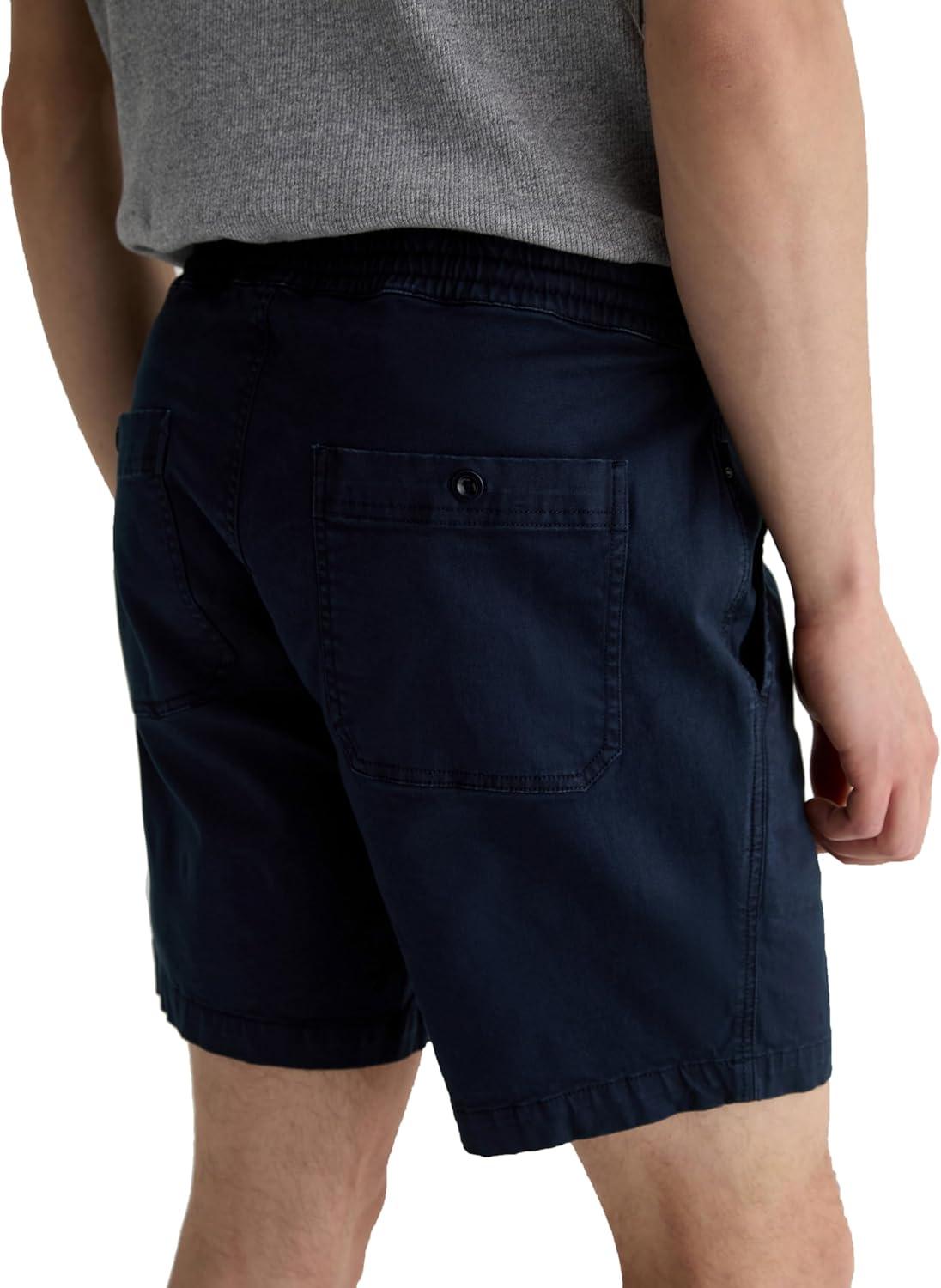 imageAG Adriano Goldschmied Mens Oliver Drawstring Shorts 75Sulfur Modern Navy