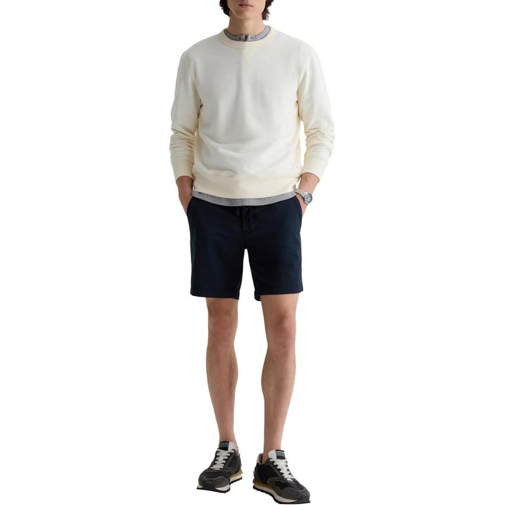 imageAG Adriano Goldschmied Mens Oliver Drawstring Shorts 75Sulfur Modern Navy