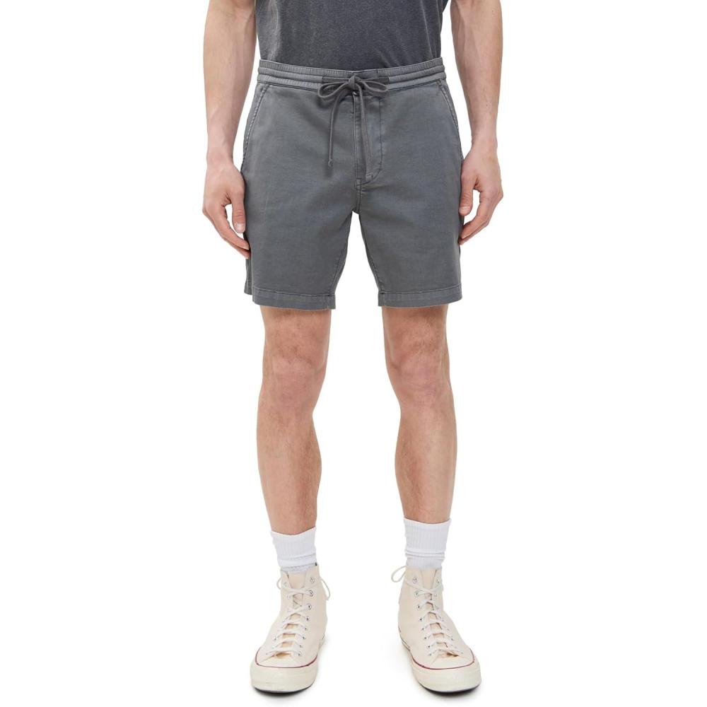 imageAG Adriano Goldschmied Mens Oliver Drawstring Shorts 75Sulfur Storm Grey
