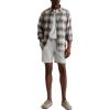 AG Adriano Goldschmied Men’s Oliver Drawstring Shorts 7.5″(Fade to Graye)