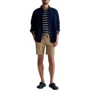 AG Adriano Goldschmied Men’s Oliver Drawstring Shorts 7.5″(Brown)