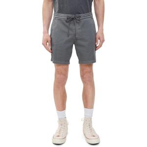 AG Adriano Goldschmied Men’s Oliver Drawstring Shorts 7.5″(Sulfur Storm Grey)
