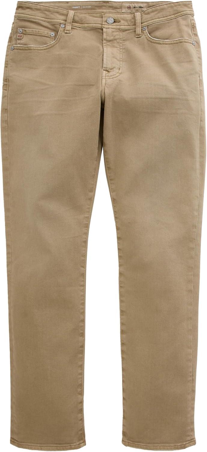 imageAG Adriano Goldschmied Mens Everett Slim Straight Jean7 Years Sulfur Valley Tan