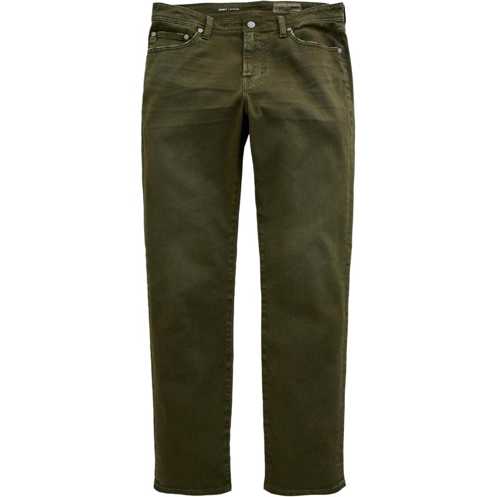 imageAG Adriano Goldschmied Mens Everett Slim Straight Jean7 Years Sulfur Coastal Moss