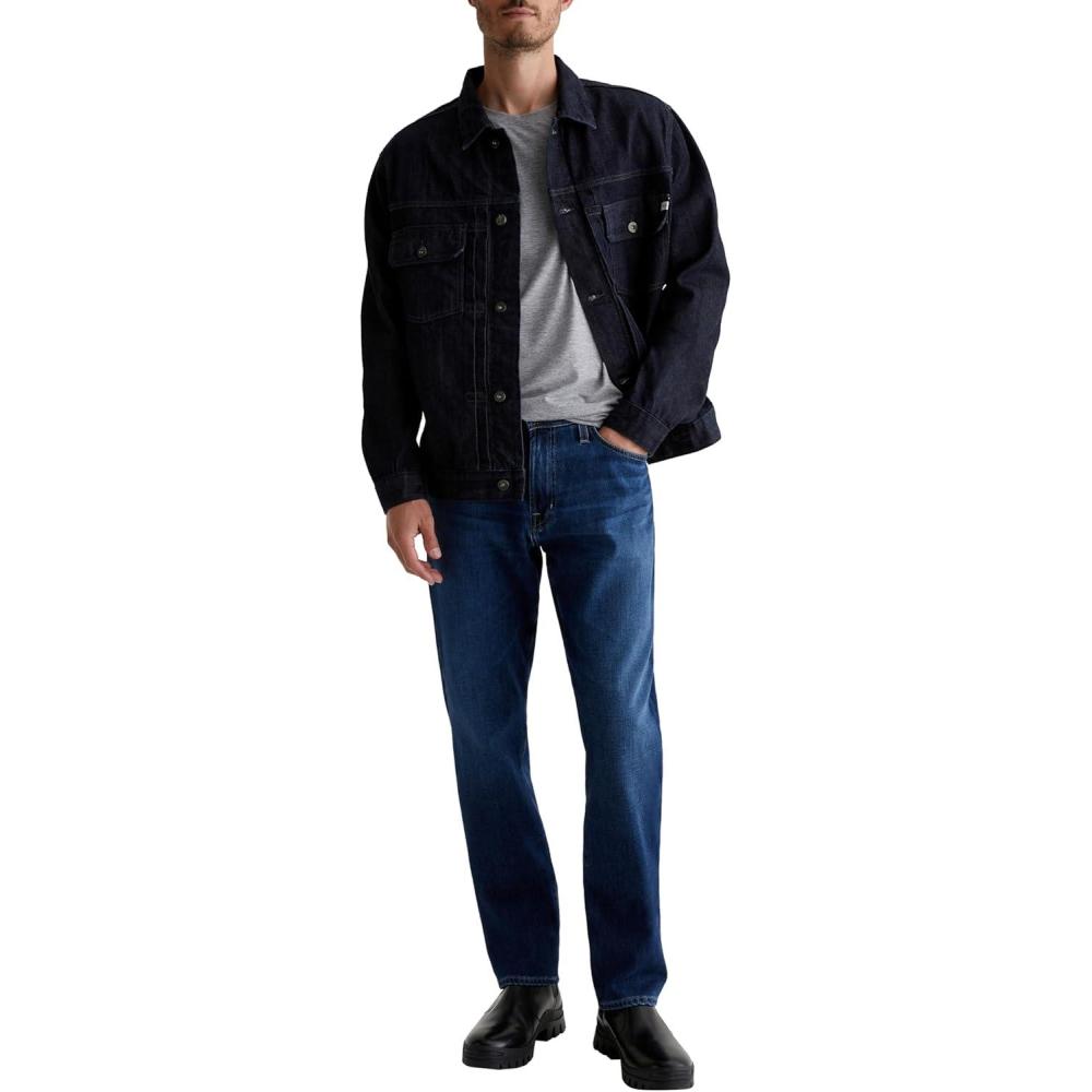 imageAG Adriano Goldschmied Mens Everett Slim Straight JeanTurf
