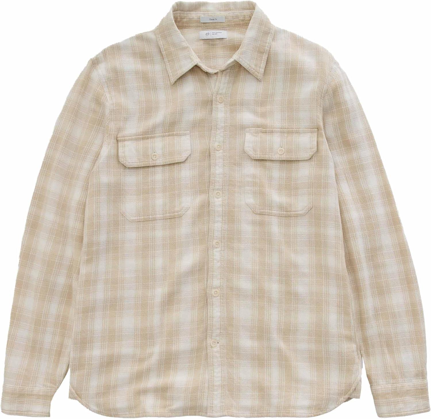 imageAG Adriano Goldschmied Mens Curtis Work ShirtNatural Multi