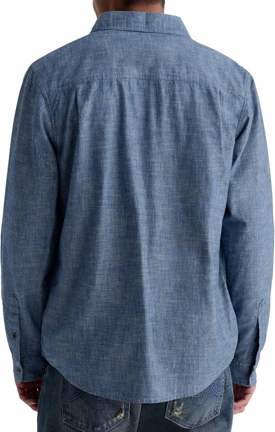 imageAG Adriano Goldschmied Mens Miller CPO ShirtChannel Sky