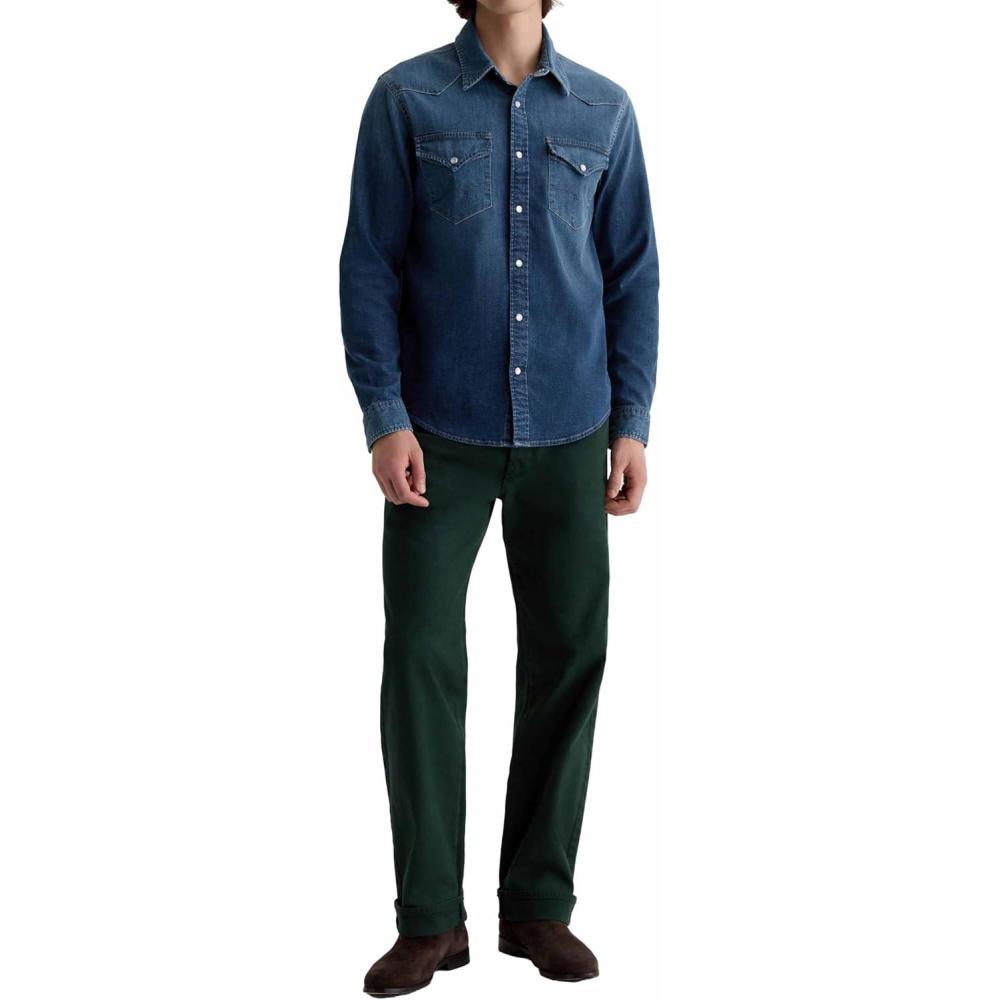 imageAG Adriano Goldschmied Mens Huston Western ShirtDawn Sky