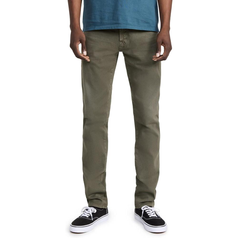 imageAG Adriano Goldschmied Mens Tellis Modern Slim7 Years Sulfur Armory Green