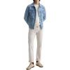 AG Adriano Goldschmied Men’s Blake Crew Sweatshirt(Ivory Dust)