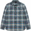 AG Adriano Goldschmied Men’s Curtis Work Shirt(Blue Multi)
