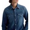 AG Adriano Goldschmied Men’s Huston Western Shirt(Dawn Sky)