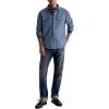 AG Adriano Goldschmied Men’s Miller CPO Shirt(Channel Sky)