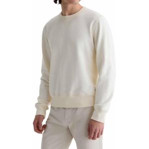 AG Adriano Goldschmied Men’s Blake Crew Sweatshirt(Ivory Dust)