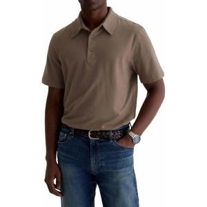 AG Adriano Goldschmied Men’s Bryce S/S Polo(Soft Mushroom)