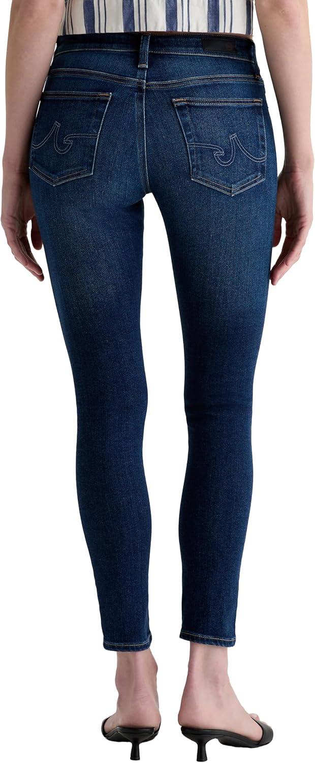 imageAG Jeans Womens Farrah Mid Rise Skinny Ankle JeanChroma