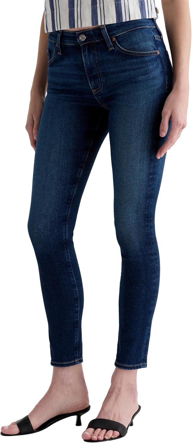 imageAG Jeans Womens Farrah Mid Rise Skinny Ankle JeanChroma