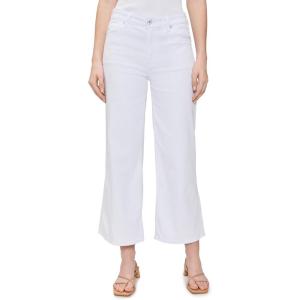 AG Jeans Women’s Saige Wide Leg Crop Jeans(Gallery White)