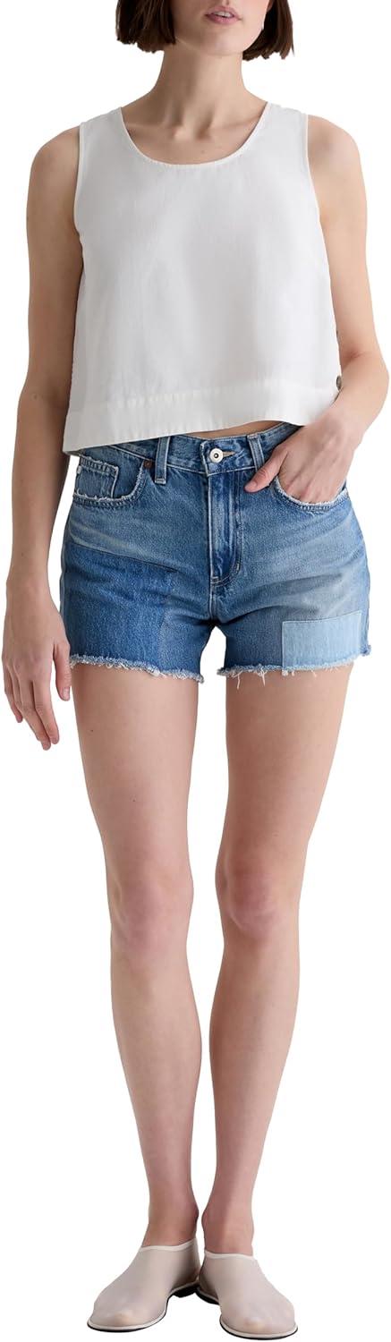 imageAG Adriano Goldschmied Womens Halle High Rise Relaxed ShortGila River