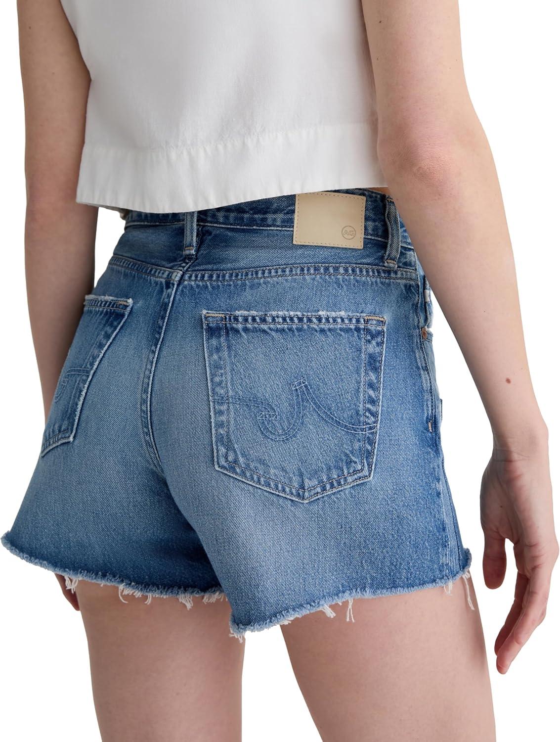 imageAG Adriano Goldschmied Womens Halle High Rise Relaxed ShortGila River