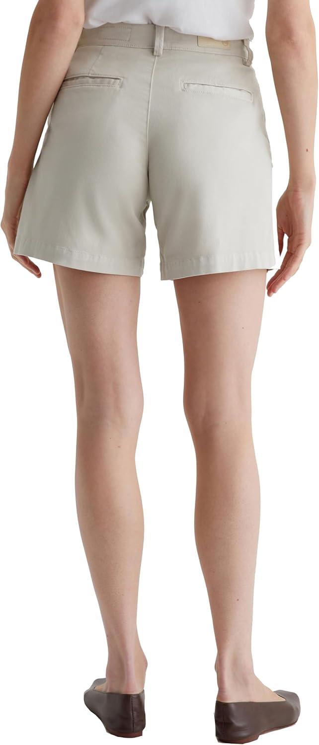 imageAG Adriano Goldschmied Womens Jude Mid Rise Chino ShortPumice
