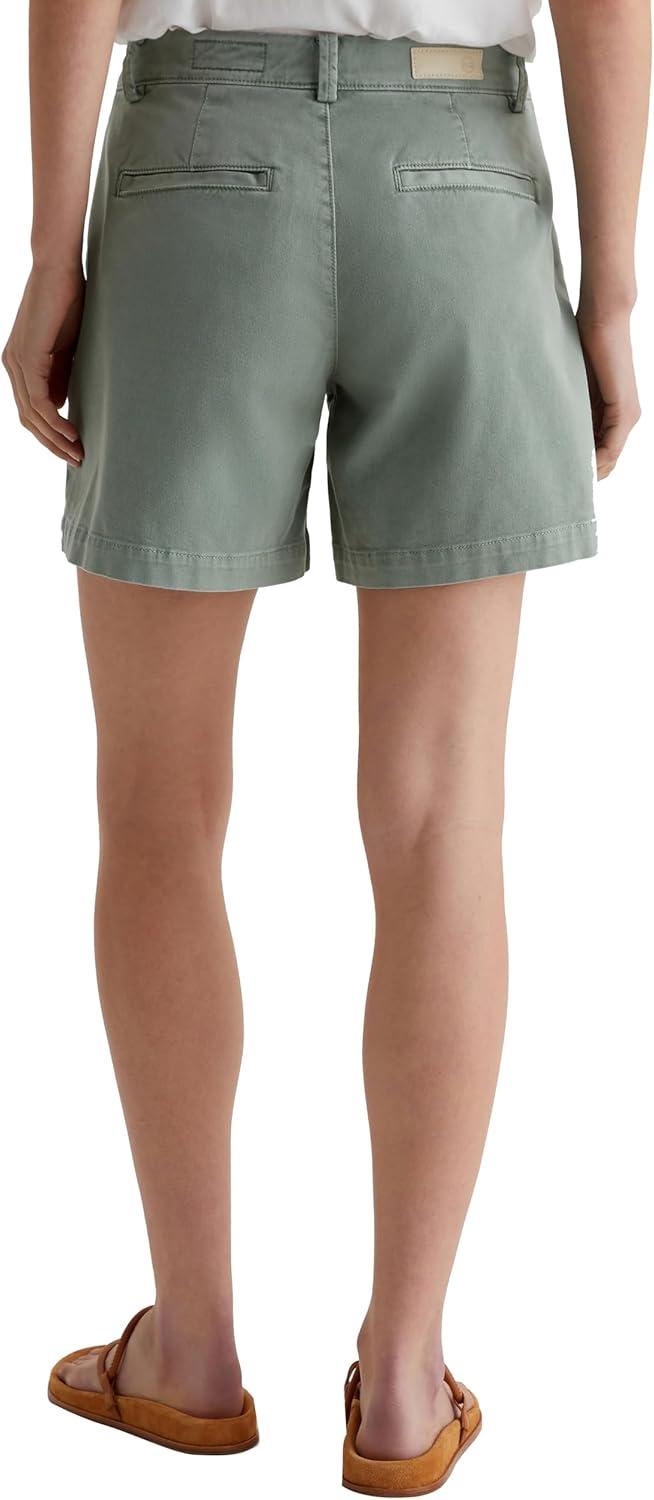 imageAG Adriano Goldschmied Womens Jude Mid Rise Chino ShortSulfur Matcha Latte