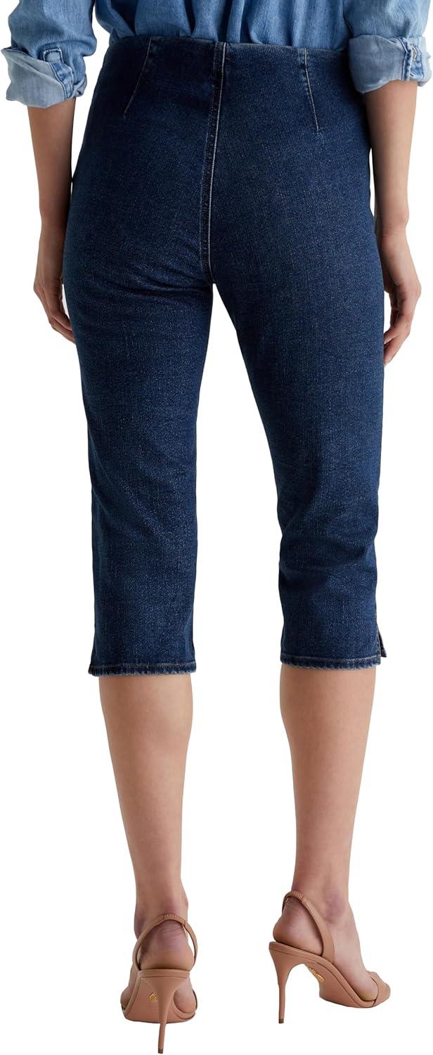 imageAG Adriano Goldschmied Womens Maisie Pull on Denim CapriHyacinth