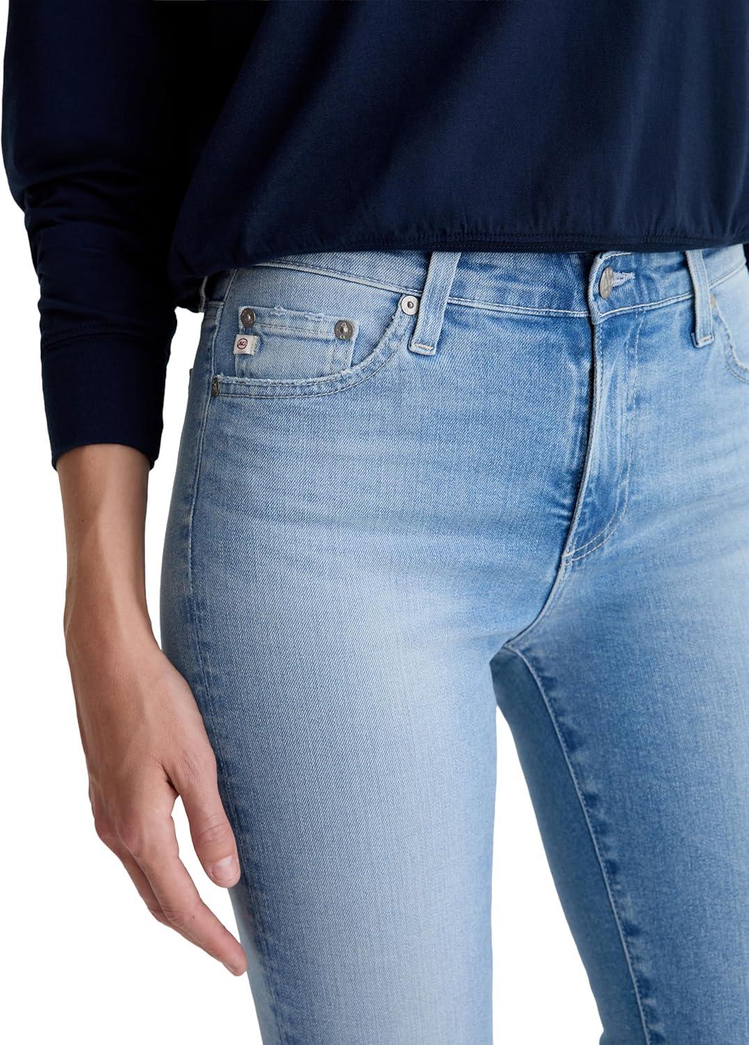 imageAG Adriano Goldschmied Womens Mari Mid Rise Slim Straight JeanFortuna