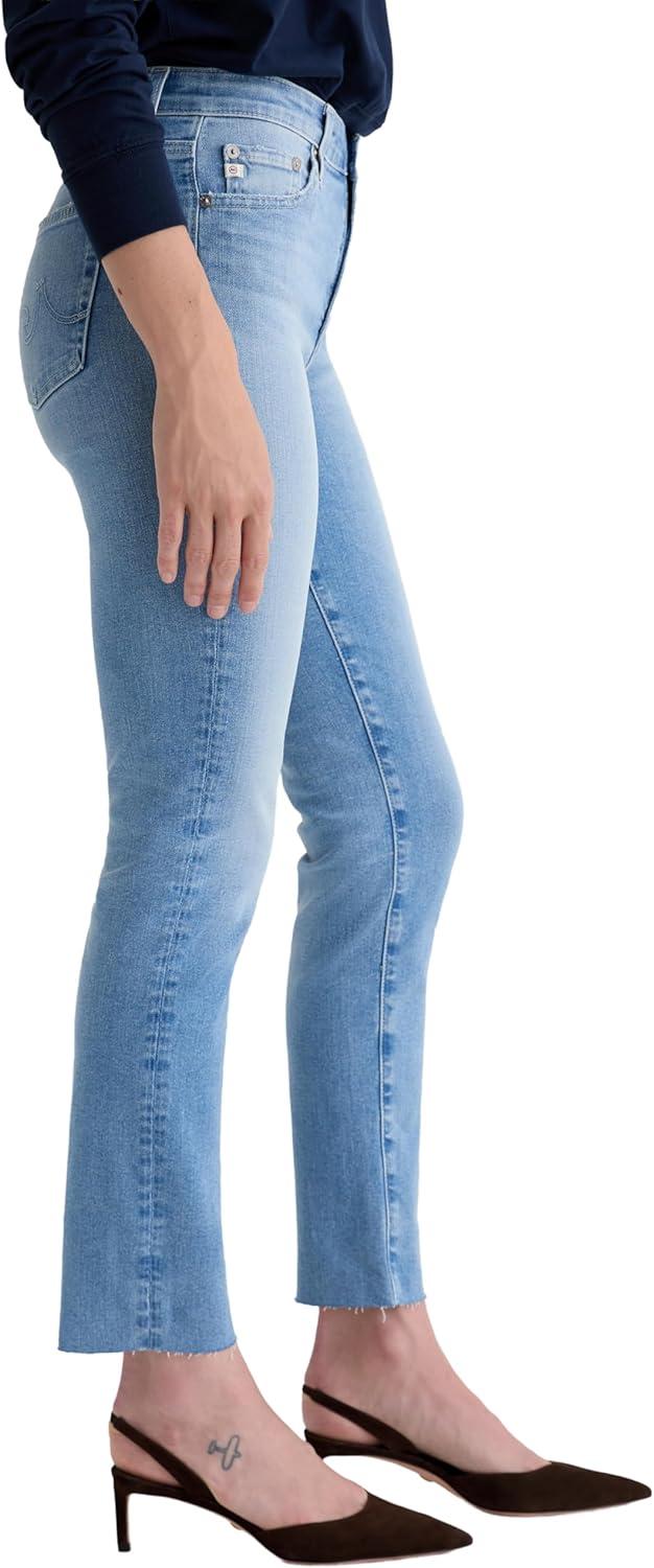 imageAG Adriano Goldschmied Womens Mari Mid Rise Slim Straight JeanFortuna