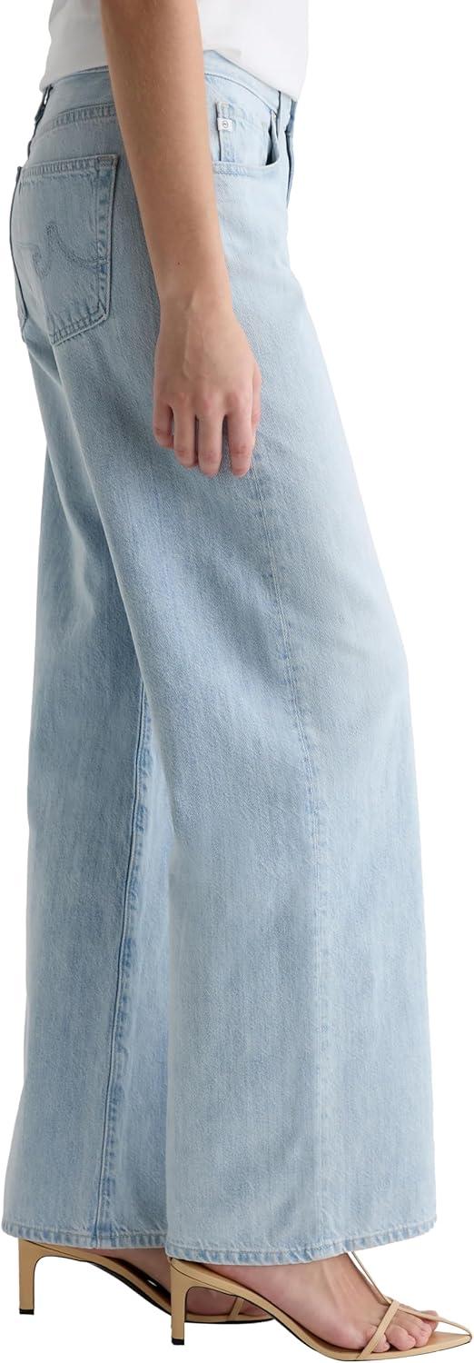 imageAG Jeans Womens Adria Low Rise Baggy Wide Leg