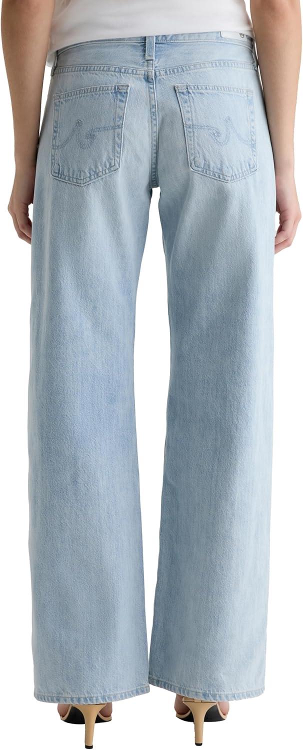 imageAG Jeans Womens Adria Low Rise Baggy Wide Leg